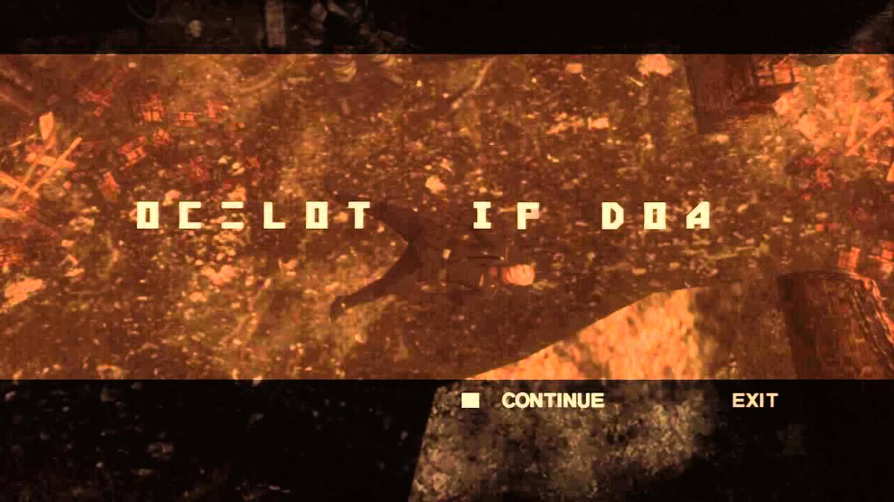 Ocelot Time Paradox Metal Gear Solid 3 HD